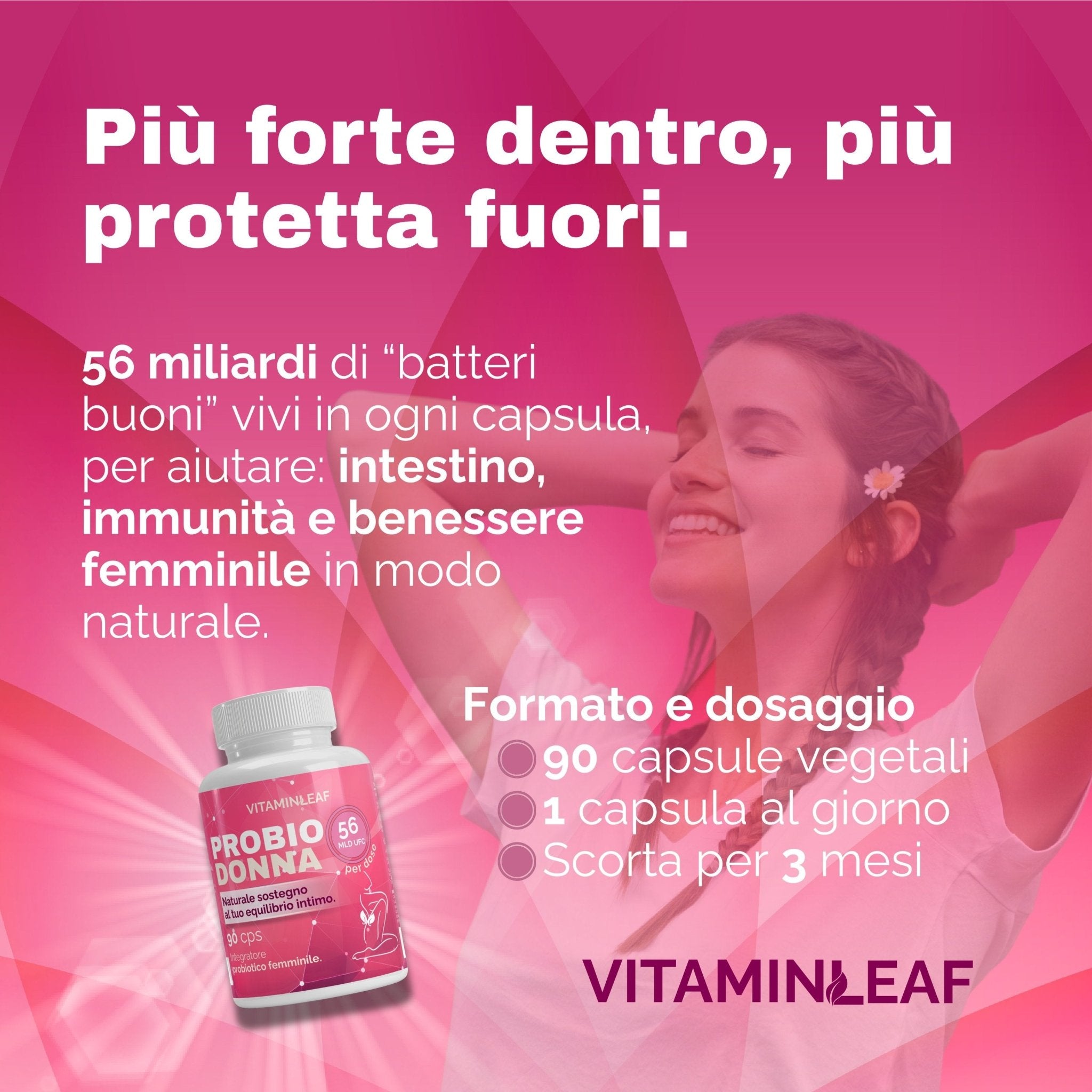 Probiodonna – Equilibrio Intestinale e Benessere Femminile Quotidiano - VitaminLeaf